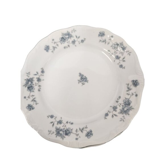 Johann Haviland China Corporation Traditional Fine China Dessert Plates Blue Ros - Picture 3 of 4